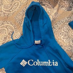 Columbia logo French terry hoodie -Blue